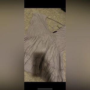 Purple Sleeveless Tiered Top